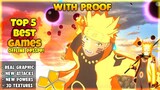 Top 5 Best Naruto Games For Android Ppsspp | Naruto Best Games For Android | Ppsspp | 2021