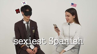 Korean Teenager hearing Sexiest Spanish Accent for the First Time!! (With Cuban American)