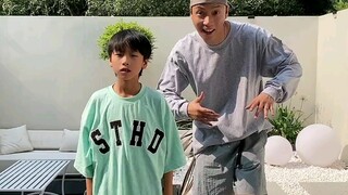 亲子舞蹈，锁一锁