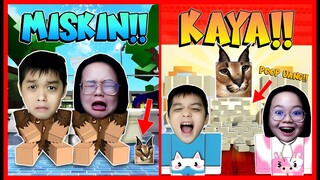 KUCING TAPI POOP UANG !! ATUN & MOMON JADI KAYA !! Feat @MOOMOO Roblox RolePlay Indonesia