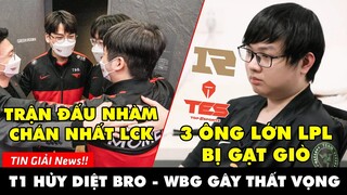 TIN GIẢI 397: T1 TẠO NÊN TRẬN ĐẤU NHÀM CHÁN NHẤT LCK | WBG, RNG VÀ TES THI NHAU BẠI TRẬN | DRX TOP 3