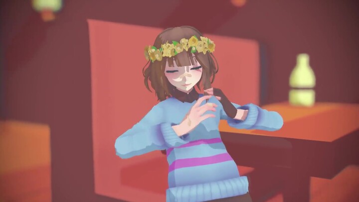 [Undertale^MMD] [New Treasure Island] Special introduction to the underground. The amount of exercis