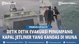 KUPP Raha Evakuasi Lima Penumpang Kapal Jetliner yang Kandas di Muna Sulawesi Tenggara