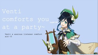 Venti finds you crying at a party and takes care of you~ Venti x Listener comfort ASMR |cupid VA