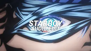 starboy (stranger things remix) - the weeknd [edit audio]