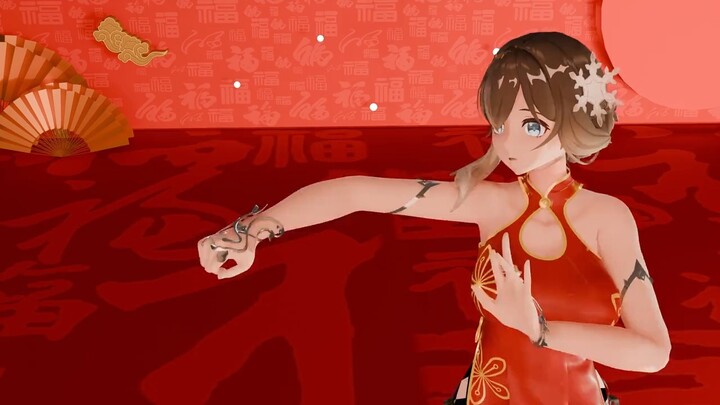 【卡拉彼丘MMD】小熊祝你新年快乐！