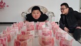 3,000 yuan in cash was placed on the table, and I took away as many as I blew down. My brother almos