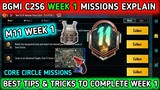 SEASON C2S6 M11 WEEK 1 MISSIONS EXPLAIN 🔥 BGMI M11 ROYALE PASS MISSIONS 🔥 M11 WEEK 1 MISSIONS PUBG