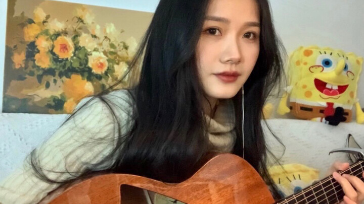 "Qian Si Xi" Nyanyian dengan Gitar | Satu Menit 13 Detik