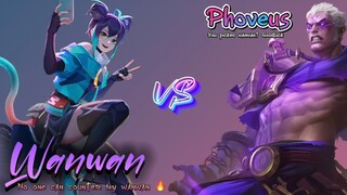 First Pick wanwan in RG! 😱 Enemy Auto picks Phoveus | Highlights | Solo Rank game