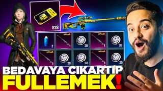 BEDAVAYA NADİR AWM ÇIKARTIP FULLEMEK?! 1000 PREMİUM SANDIK (46.700 UC) PUBG Mobile