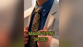 Nanami getting dressed anime jujutsukaisen nanami gojousatoru manga fy