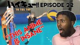 UNBELIEVABLE Haikyu Reaction! | Haikyu!! Season 4 Episode 22
