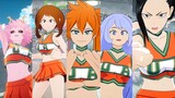 All UA Girls Cheerleading Costumes DLC Gameplay | My Hero Academia One's Justice 2