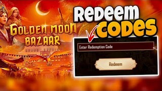 GOLDEN MOON BAZAAR REDEEM CODE PUBG MOBILE