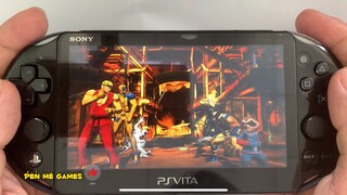 Ryu-Spider man-Deadpol All super combo chơi trên Ps Vita 2k-Ultimate Marvel vs capcom 3-Ps Vita 2k