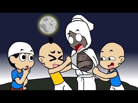 UPIN IPIN UNBOXING POCONG BEGAL -KARTUN HANTU LUCU | MAMAT THE GAPLEK STORY eps 19