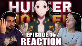 WHAT HAPPENED TO HIS FACE?! Hunter x Hunter Episode 15 REACTION!