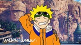 Menggambar Naruto Kecil "Di balik senyum yang manis, tersimpan sakit hati karena dikucilkan warga"