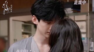 BTS ~ Bai Jingting & Zhang Ruonan in "The First Frost วันนี้วันไหนยังไงก็เธอ 难哄"