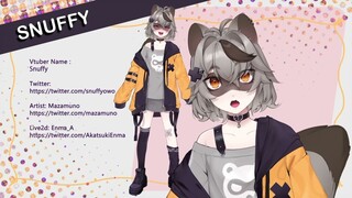 Showcase: Snuffy [ Live2d VTuber] 🦝🗑️