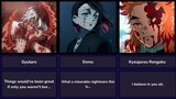 Last Words of Demon Slayer Characters (SPOILERS) |  kimetsu no yaiba