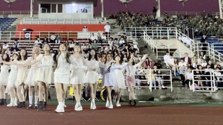 【IZONE】Military training performance "Fantasy Fairytale" dance | Chengdu University of Information S