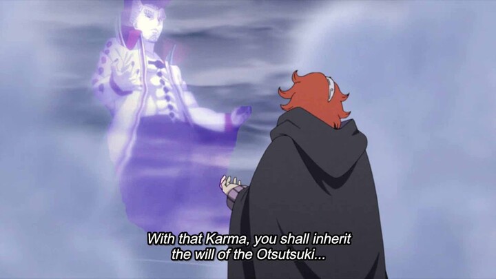 Isshiki Soul Appears Infront of Code After Death to tell him to take Revenge Against Naruto