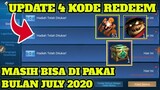 UPDATE 4 KODE REDEEM MASIH BISA DI PAKAI JULY 2020 PART 3 - Mobile Legends
