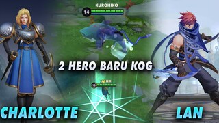 Bisa Berubah Jadi Hiu + Berenang, 2 Hero Baru KOG , Lan & Charlotte - King of Glory Indonesia