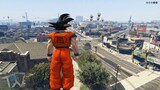 GTA 5 Mod - Goku Náo Loạn Thành Phố Trong GTA V (Dragon Ball Z Mod)