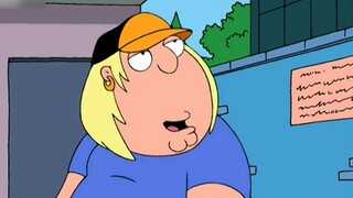 Family Guy/Chris lost weight and ate dumplings instead of rice balls