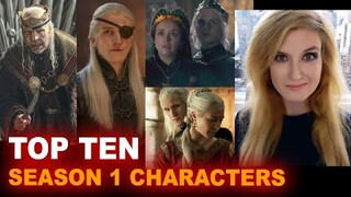 House of the Dragon - TOP TEN Characters RANKED - Get Ready for Season 2!