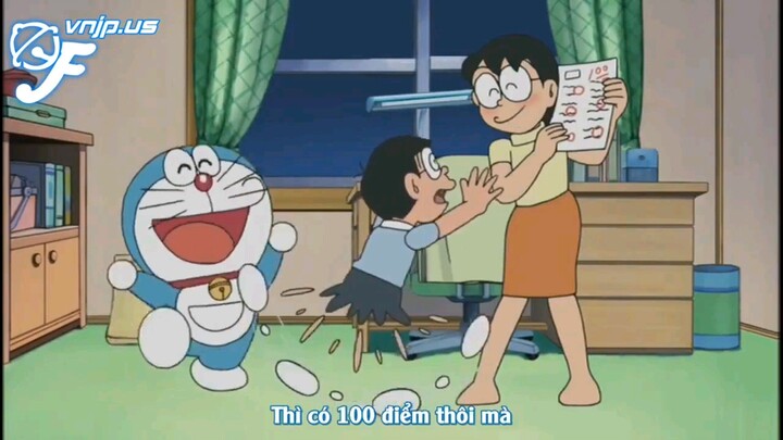 Doraemon tập 64: Nobita đạt 100 điểm và tấm thẻ của quỷ.