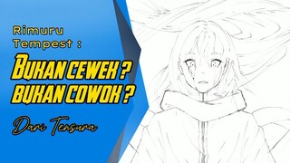 Nggambar Rimuru Tempest, karakter bukan cewe bukan cowo dari Tensura | Part 1