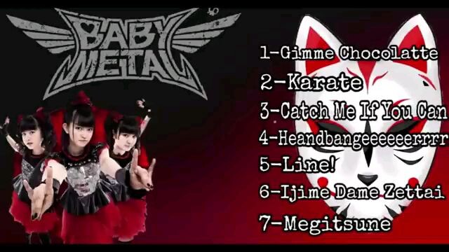 BABYMETAL PLAYLIST 👹👾