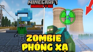 Thây ma phóng xạ#1 : Đột nhập nhà máy hạn nhân, tôi bị zombie tấn công trong minecraft sinh tồn