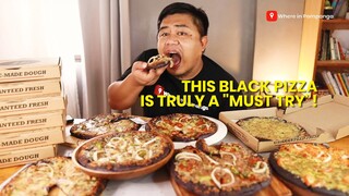 This black pizza is truly a MUST TRY!