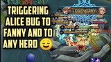 Triggering the Bug on Alice and Lunox of hororo to any hero | Tutorial