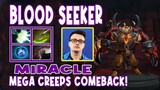 Bloodseeker Miracle Highlights Mega Creeps Comeback- Dota 2 Highlights - Daily Dota 2 TV
