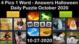 4 Pics 1 Word - Halloween - 27 October 2020 - Daily Puzzle + Daily Bonus Puzzle - Answer-Walkthrough