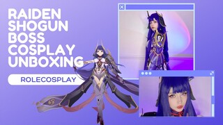 📦 Cosplay Unboxing/Review RoleCosplay Raiden Shogun Boss Genshin Impact 💕