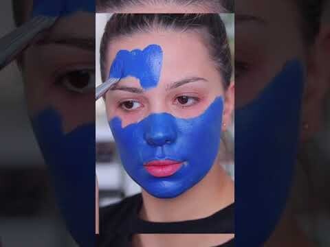 AVATAR TUTORIAL🎃Full video on my channel #halloween #halloweencostume #halloweenmakeup #makeup