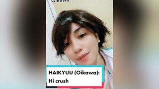Hi crash haikyuu oikawa oikawatooru cosplay anime haikyuucosplay oikawacosplay fyp foryoupage