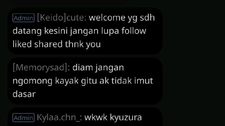 jngan lupa join di livestreaming @Dido Keisuke dn follow akun nnti bkalan dpat ara ara✨