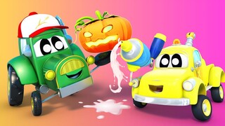 🎃HALLOWEEN💀 InvenTom si Truk Derek Ayo dekorasi untuk Halloween Kota Mobil