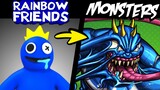 What if ROBLOX RAINBOW FRIENDS Were DIFFERENT MONSTERS?! (Lore & Speedpaint)