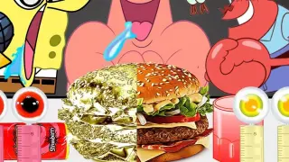 [SpongeBob SquarePants] Battle Of Eating Gold Hamburger