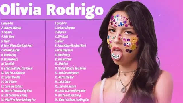 Olivia Rodrigo playlists