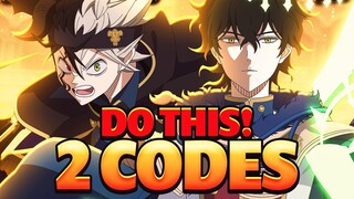 2 CODES!!! DO THIS BEFORE YOU CANT - VOTE NOW!!! (Half-Anni World Match) | Black Clover Mobile